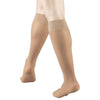 Truform Sheer Compression Stockings, 8-15 mmHg, Women's Knee High Length, 20 Denier, Beige, Large