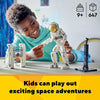 LEGO Creator 3 in 1 Space Astronaut Toy, Building Set Transforms from Astronaut Figure to Space Dog to Viper Jet, Space-Themed Gift Idea for Boys and Girls Ages 9 Years Old and Up, 31152