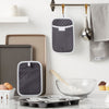 KitchenAid Asteroid Pot Holder 2-Pack Set, Charcoal Grey, 7