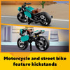 LEGO Creator 3 in 1 Vintage Motorcycle Set, Transforms from Classic Motorcycle Toy to Street Bike to Dragster Car, Vehicle Building Toys, Great Gift for Boys, Girls, and Kids 8 Years Old and Up, 31135