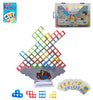 Multipurpose Go 50 Pcs Board Games for Kids & Adults Tetra Tower Balance Stacking Toys Perfect for Family Games, Parties, Travel