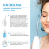 NuDerma Portable Handheld Skin Therapy Wand Machine w/Neon - Anti-Aging - Skin Tightening - Wrinkle Reducing - Dark Circles - Clarifying - Hair & Scalp Stimulator