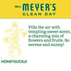 MRS. MEYER'S CLEAN DAY Liquid Dish Soap, Biodegradable Formula, Honeysuckle, 16 fl. oz - Pack of 3