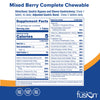 Bariatric Fusion Mixed Berry Complete Chewable Bariatric Multivitamin with Iron for Bariatric Surgery Patients Including Gastric Bypass and Sleeve Gastrectomy - 120 Tablets