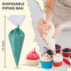 RICCLE 200 Pieces Disposable Piping Bags 12 Inch - Anti Burst Pastry Bags for Icing and Frosting - Ideal for Cakes and Cookies Decoration