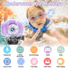 FKATEEN Kids Camera Waterproof Underwater Camera for 3-12 Year Old Boys Girls 2 Inch IPS Screen 1080P HD Digital Kids Video Camera Indoor Outdoor Action Cameras Best Christmas Birthday Gifts