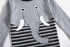 elephant little boys long sleeve pajamas 100% cotton pjs toddler sleepwears size 2t