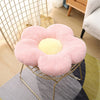 Cute Flower Cushion Plush Floor Pillow Casual Comfortable Pillow Office Living Room Bed Decoration Cushion Simple Room Decoration (40cm, Pink)