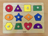 Dailyfunn Montessori Toy Shape Peg Puzzles Baby Puzzle 12-18-24 Months with Knob for Infant-Toddlers 1-3