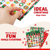 JOYIN 28 Players Christmas Bingo Cards (5x5) for Kids Xmas Party Supplies Goodies Games, Kids School Classroom Goody Gift Filler Stuffers, Indoor Family Activities (Christmas)