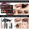 Makeup Kit For Wonmen Full Kit Eyeshadow Eyeliner lipgloss, Lipstick Makeup brushes Mascara Eyebrow pencil Concealer Face Powder Primer make up Set For Girls Beginners