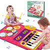 PRAGYM 1 Year Old Girl Gifts, Piano Mat Baby Toys for 1 Year Old Girl, 2 in 1 Toddler Music Mat with Keyboard & Drum, Early Educational Musical Toys First Birthday Gifts for 1 2 Year Old Girls & Boys