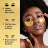 MAREE Under Eye Patches (20 Pairs) - 24K Gold Eye Patches for Puffy Eyes, Dark Circles, Eye Bags - Skin Care with Collagen, Pearl Extract & Hyaluronic Acid - Anti-Aging & Rejuvenating Eye Masks