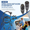 124-69 NMEA 2000 Network Starter Kit Replacement for Lowrance N2K-EXP-RD-2 Cable Kit with T-Connectors Male/Female Terminator for HDS LCX LMS GlobalMap