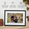 Skylight Digital Picture Frame: WiFi Enabled with Load from Phone Capability, Touch Screen Digital Photo Frame Display - Customizable Gift for Friends and Family - 10 Inch Black