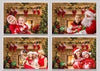 CYLYH 7x5ft Christmas Photography Backdrops Child Christmas Fireplace Decoration Background for Photo D087