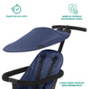 Dream On Me Coast Rider Stroller Canopy for Dream On Me Coast Rider Stroller, Navy