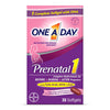 One A Day Women's Prenatal 1 Multivitamin including Vitamin A, Vitamin C, Vitamin D, B6, B12, Iron, Omega-3 DHA & more, 30 Count - Supplement for Before, During, & Post Pregnancy