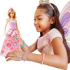 Barbie Fairytale Doll, Dress-Up Set with Candy-Inspired Barbie Clothes and Accessories like Fairy Wings and Mermaid Tail