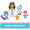 Gabby's Dollhouse, Campfire Gift Pack with Gabby Girl, Pandy Paws, Baby Box & Mercat Toy Figures, Collectible Kids Toys for Girls & Boys 3+