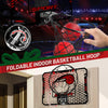 Mililier Indoor Basketball Hoop for Kids, Over The Door Basketball Hoop Indoor with 4 Balls and 2 Air Pump Mini Basketball Hoop Basketball Toys for 3 4 5 6 7 8 9 10 11 12 Year Old Boys