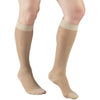 Truform Sheer Compression Stockings, 15-20 mmHg, Women's Knee High Length, 20 Denier, Nude, Medium