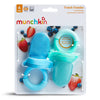 Munchkin Fresh Food Feeder, 2 Count (Pack of 1), Blue/Mint