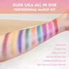 DUER LIKA Makeup Kit Gift Set for Adults and Girls-Full Makeup Kit for Beginners Includes Eye Shadow Palette Blush Lip Gloss Lipstick Lip Pencil Eye Pencil Brush Mirror (GOLD)