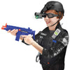 Liberty Imports Kids SWAT Police Officer Costume Deluxe Dress Up Role Play Set with Helmet, Night Vision Monocular, Guns, Accessories (12 Pcs)