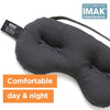 Brownmed - IMAK Eye Pillow - Cooling Sleep Eye Mask & Shade with ErgoBeads for Men & Women- Reusable Eye Cover for Headache, Sleeping, Migraine, Puffy Eyes & Eye Strain Relief