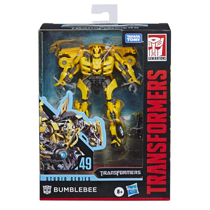 Transformers Toys Studio Series 49 Deluxe Class Movie 1 Bumblebee Action Figure - Kids Ages 8 & Up, 4.5