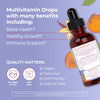 Multivitamin & Multimineral for Toddlers by MaryRuth's | USDA Organic | Sugar Free | Multivitamin Liquid Drops for Kids Ages 1-3 | Immune Support & Overall Wellness | Vegan | Non-GMO | 2 Fl Oz