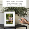 Skylight Digital Picture Frame: WiFi Enabled with Load from Phone Capability, Touch Screen Digital Photo Frame Display - Customizable Gift for Friends and Family - 10 Inch Silver