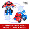 Transformers Playskool Heroes Rescue Bots Optimus Prime Action Figure, Converting Toy Robot, Kids Easter Basket Stuffers or Gifts, Ages 3+