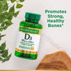 Nature's Bounty Vitamin D3 1000 IU, Immune Support, Helps Maintain Healthy Bones, 250 Rapid Release Softgels