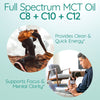 AS-IS Simply Full Spectrum MCT Oil C8, C10 & C12 | Unflavored | 100% from Non-GMO Coconuts | Perfect for Morning Coffee | Quick Clean Energy | 32 fl oz (63 Servings)