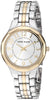 Anne Klein Women's Japanese Quartz Dress Watch with Metal Strap, Silver, 15.5 (Model: AK/3491SVTT)