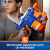 NERF HyperFire Motorized Elite Blaster, 25-Dart Drum, Fires Up to 5 Darts Per Second, Includes 25 Official Elite Darts (Amazon Exclusive)