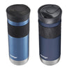 Contigo Byron Vacuum-Insulated Stainless Steel Travel Mug with Leak-Proof Lid, Reusable Coffee Cup or Water Bottle, BPA-Free, Keeps Drinks Hot or Cold for Hours, 20oz 2-Pack Blue Corn & Midnight Berry