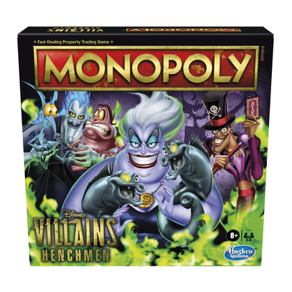 Hasbro Gaming Monopoly: Disney Villains Henchmen Edition Board Game for Kids Ages 8 and Up (Amazon Exclusive)