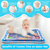 Yeeeasy Tummy Time Water Mat ?Water Play Mat for Babies Inflatable Tummy Time Water Play Mat for Infants and Toddlers 3 to 12 Months Promote Development Toys Cute Baby