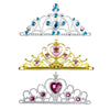 NEIJIANG Princess Tiara Crown Headpieces, Dress Up Set for Little Girls, Kids Play Jewelry, Costume Accessories, Princess Party Favors for Kids