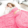 ZHIKU Blanket Pink Throw Soft Fleece Blankets Throw Blanket Lightweight 50