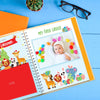 KiddosArt Baby Memory Book. Keepsake Journal, Scrapbook, Photo Album. Record Your Girl or Boy Memories and Milestones of the First 5 Years on 72 Beautiful Pages. 12 Monthly Stickers Included.