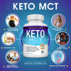 Toplux Keto MCT Oil Capsules Ketosis Diet - 3000mg Natural Pure Coconut Oil Extract Pills to Support Ketogenic Diet, Source of Energy, Easy to Digest for Men Women, 90 Softgels, Supplement