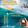 LUCKY Water Depth Fish Finders Waterproof Portable Fishing Fish Finder Display Handheld Ice Fishing Finder Sonar Sensor Transducer for Boat Kayak Sea Fishing