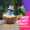 Toplux Keto MCT Oil Capsules Ketosis Diet - 3000mg Natural Pure Coconut Oil Extract Pills to Support Ketogenic Diet, Source of Energy, Easy to Digest for Men Women, 90 Softgels, Supplement