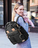 Skip Hop Diaper Bag Backpack: Suite 6-in-1 Diaper Backpack Set, Multi-Function Baby Travel Bag with Changing Pad, Stroller Straps, Bottle Bag and Pacifier Pocket, Black