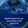 Advil PM Pain Reliever And Nighttime Sleep Aid, Pain Medicine With Ibuprofen For Pain Relief And Diphenhydramine Citrate For A Sleep Aid - 120 Coated Caplets (Expiry -1/31/2026)