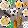 Soccer Party Supplies Tableware Set Soccer Birthday Party Decorations Including Banner, Soccer Plates, Napkins, Cup and Tablecloth for Sports Theme Birthday Decorations, 24 Guests